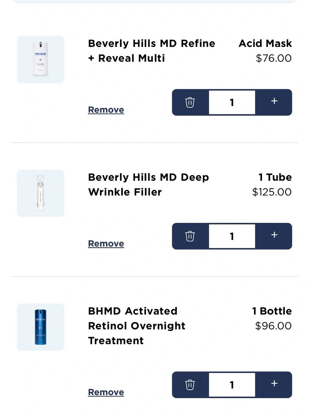 Beverly Hills MD Skincare Set of 4 unopened best sellers!